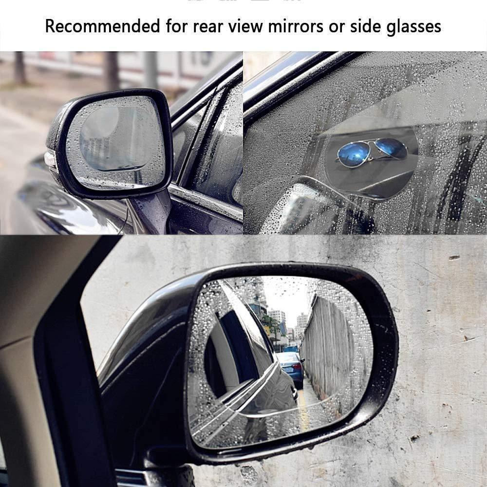Car Mirror Rain Guard-Waterproof Anti Fog Car Film Rainproof Anti-Water Film Rear-View Mirror Film HD Nano Protective Clear Safe Driving Sticker - Alzaar