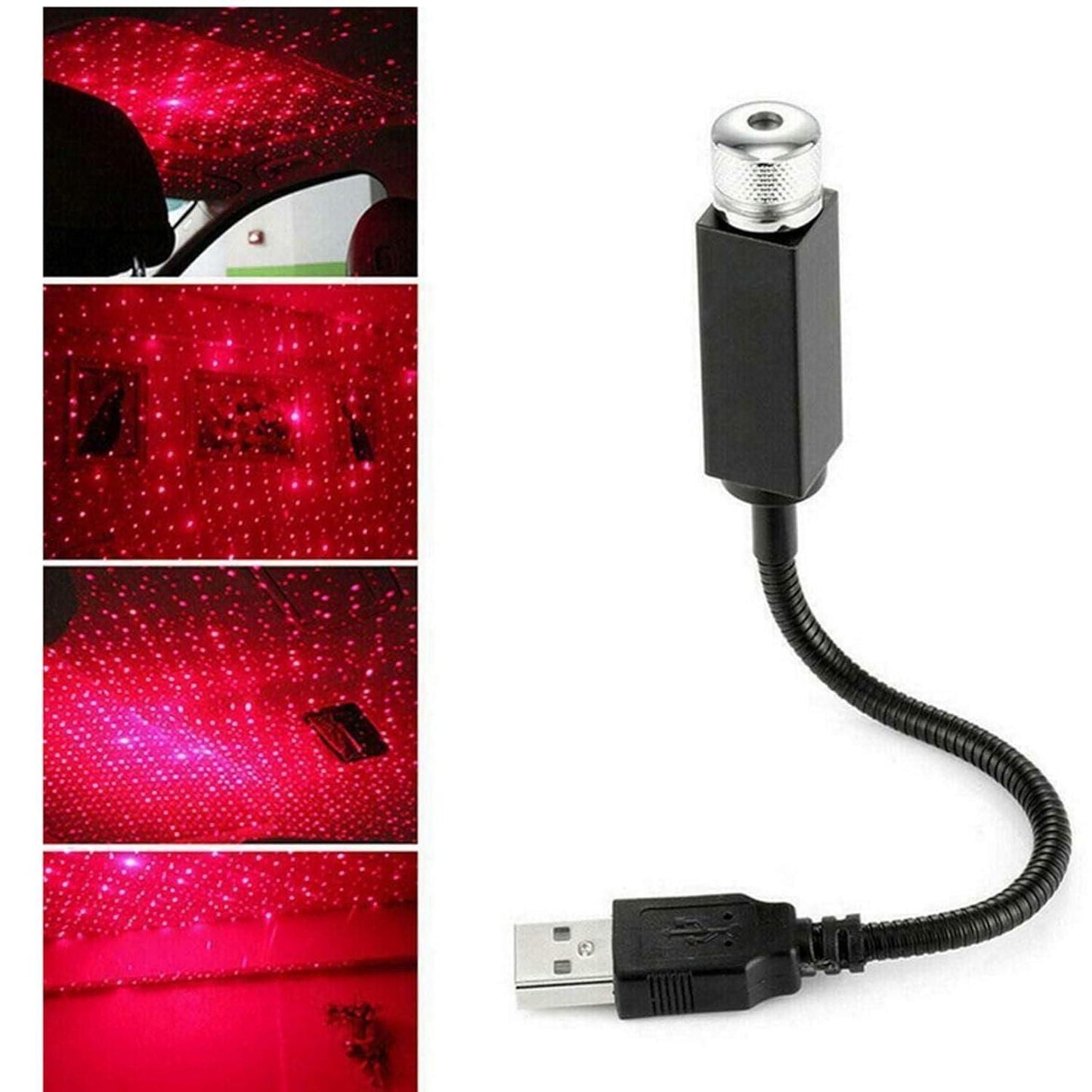 Ambient Star Light, 12V 360 Degree Rotation Use For Decoration Disco Laser Light Car - Alzaar
