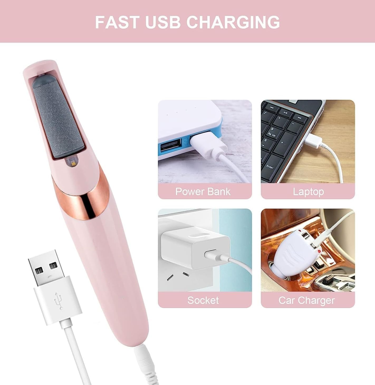 Alzaar PediPro™ | Electronic Foot File & Callus Remover 092b91-7b