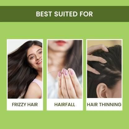 Rosemary spray being applied on scalp for hair regrowth