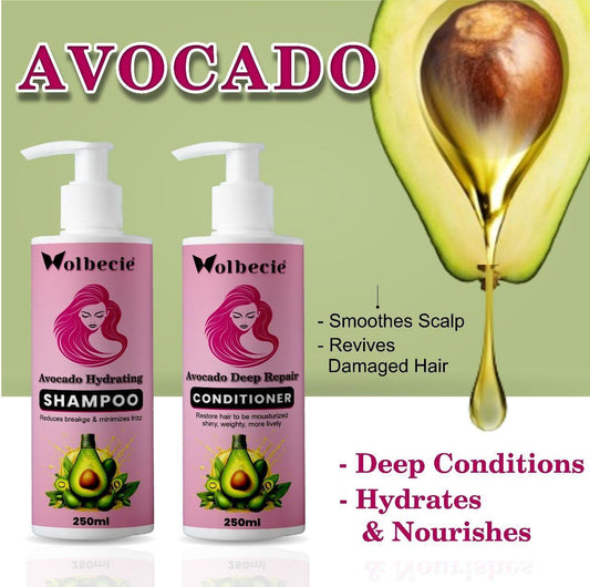 Avocado shampoo and conditioner 250 ML (Combo) - Alzaar