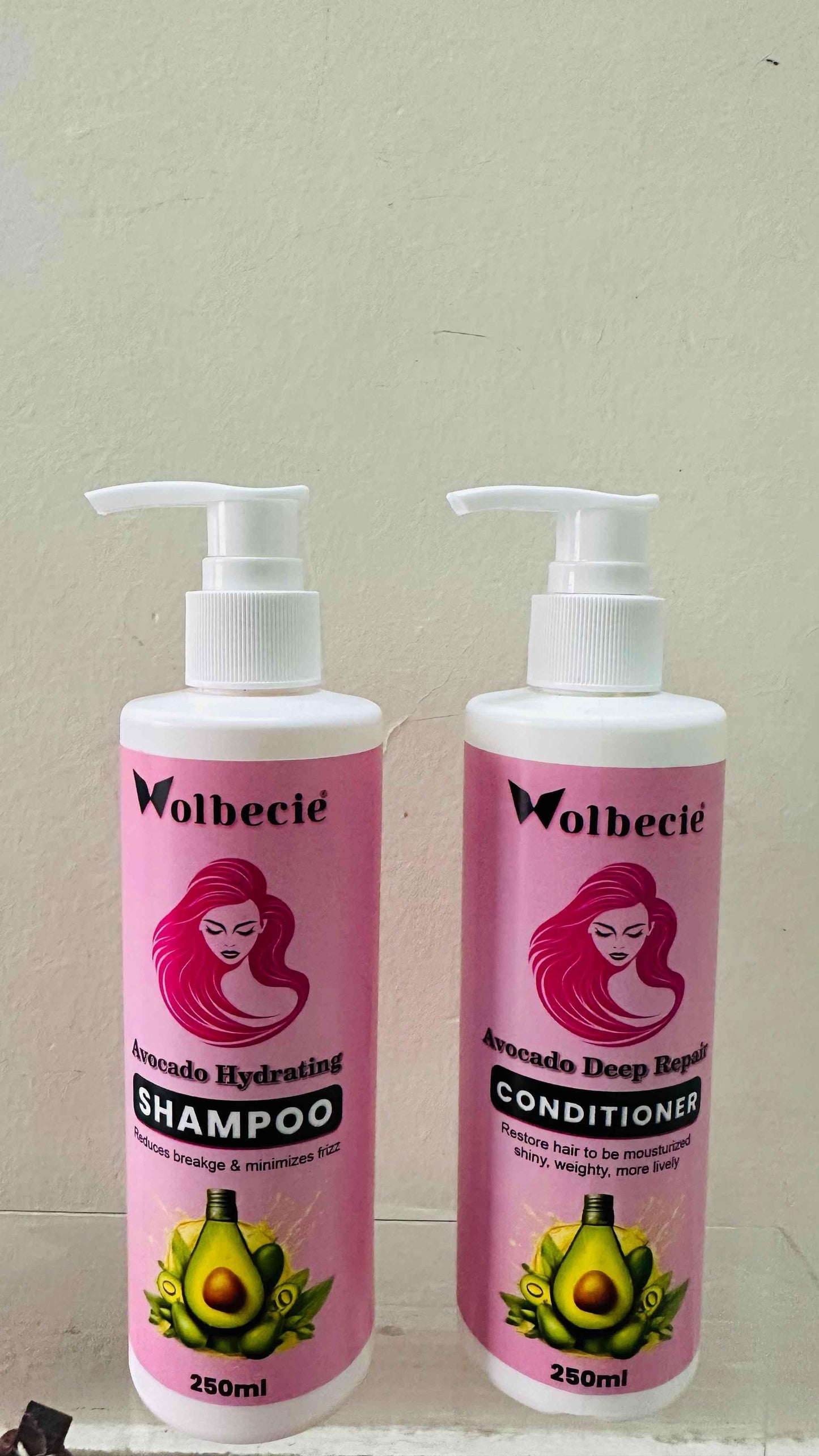 Avocado shampoo and conditioner 250 ML (Combo) - Alzaar
