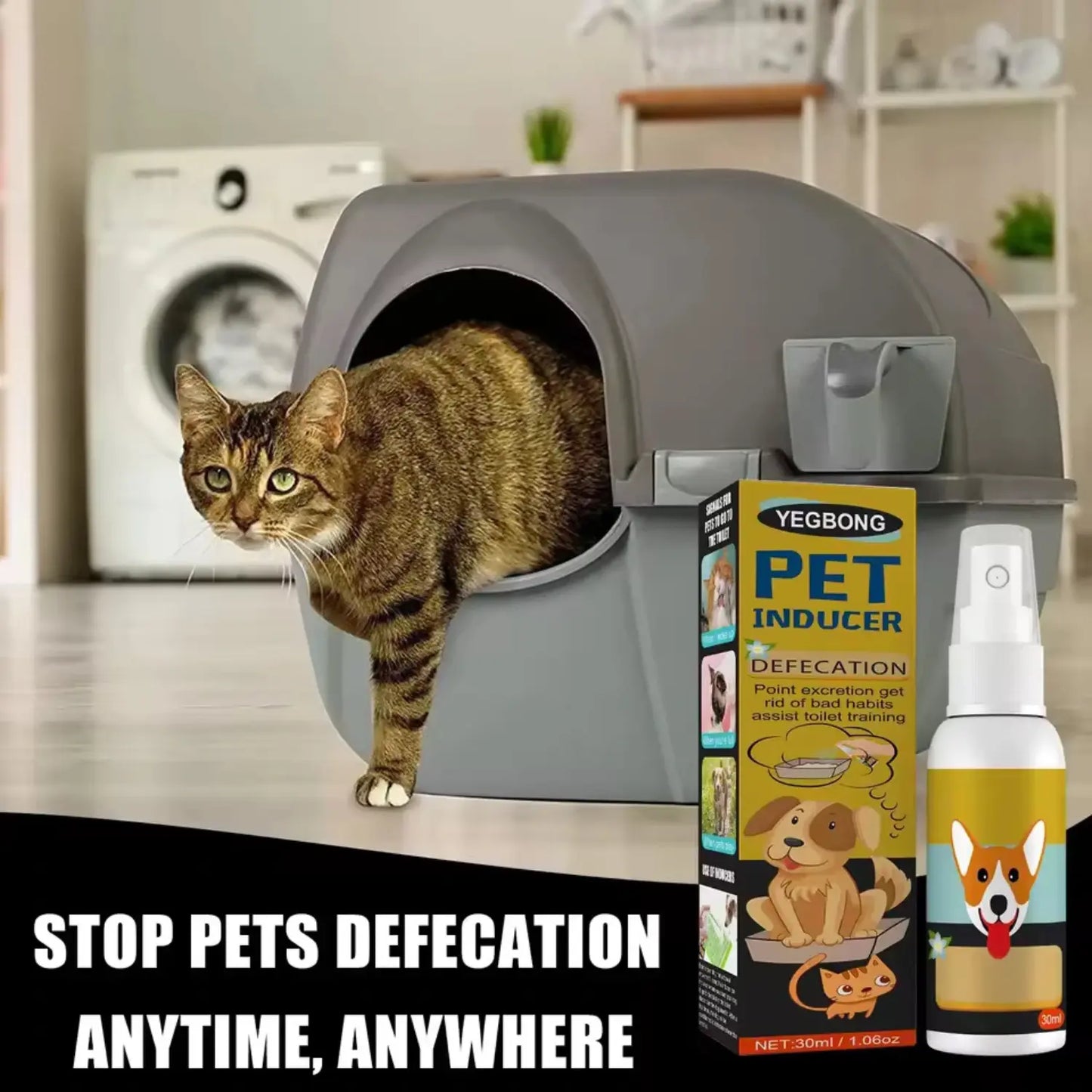 Eco-Friendly Pet Potty Training Spray (Pack of 2) 30ml