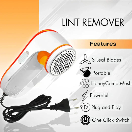 Electric Lint Remover - Gentle, Fast & Safe Fabric Care for All Clothes