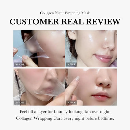 Korean Collagen Overnight Peel-Off Mask | Buy 1 Get 1 Free