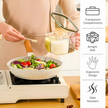 FreshKeep 4-in-1 Spice Organizer | Moisture-Proof 6a4mhe-0u