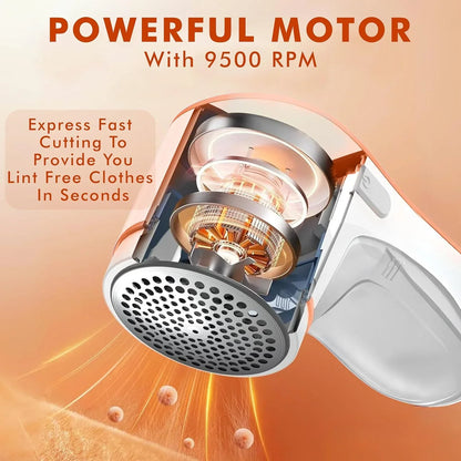 Electric Lint Remover - Gentle, Fast & Safe Fabric Care for All Clothes