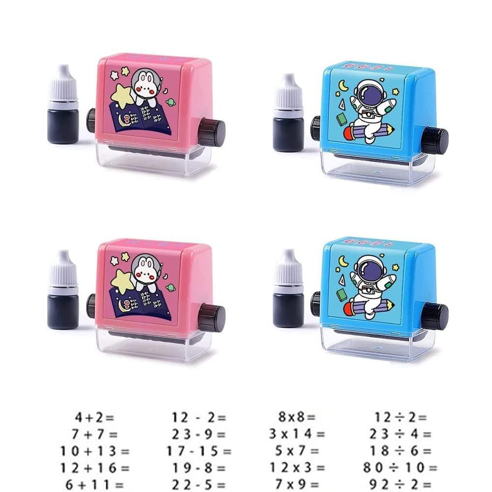 Roller Design Digital Teaching Stamp, Math Stamps Practice Tools Within 100 Supplies Educational for Preschool All Arithmetic (1 Pcs) - Alzaar