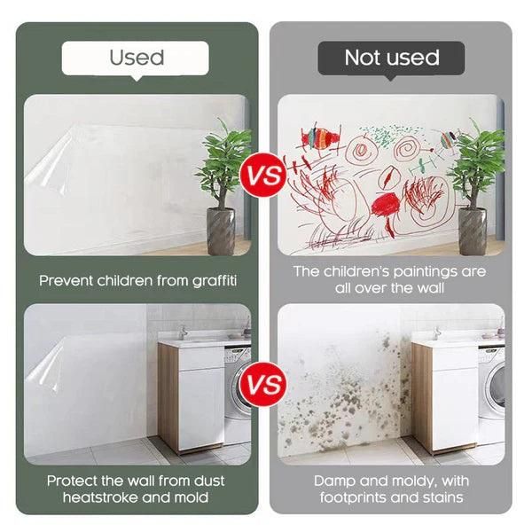 Self- Adhesive Transparent Electrostatic Wall Protection Film Buy 1 Get 1 Free 6a4mhe-0u