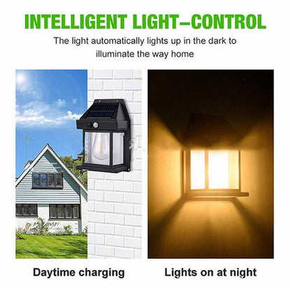 Solar Light Outdoor Wall Light - Alzaar