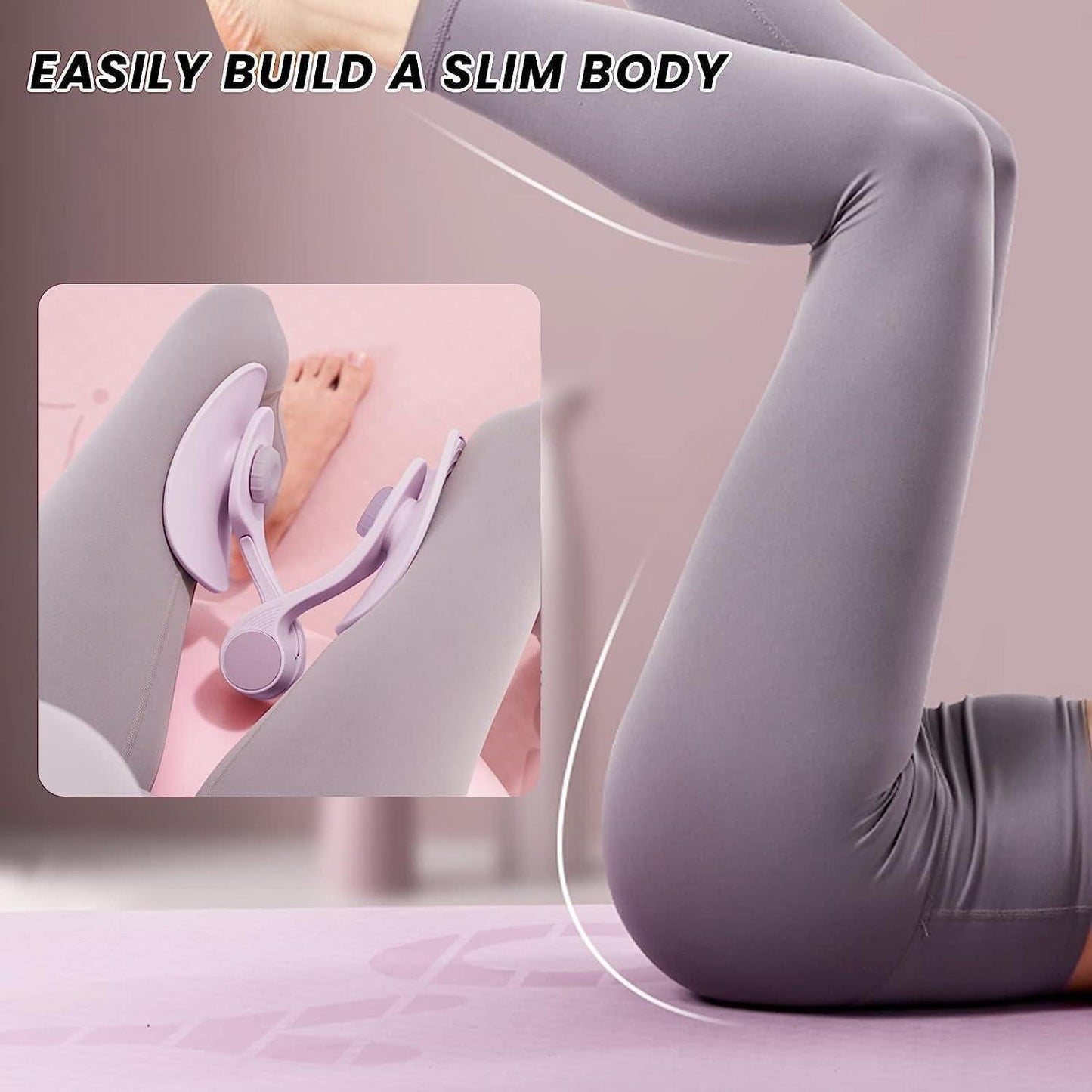 Toriox Thigh Master, Kegel Exerciser Trainer for Women Postpartum Rehabilitation, Pelvic Hip Trainer, Thigh Trimmer Workout, Arm Toner Leg Butt Exerciser... - Alzaar