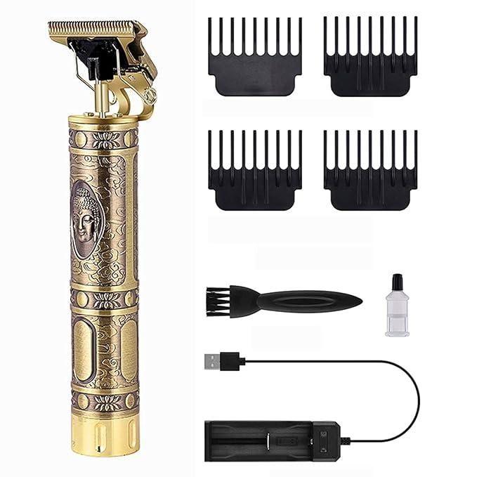 Men's Hair Trimmer & Shaver with Ear Cleaning Spoon Set - Alzaar