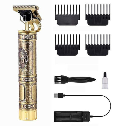 Men's Hair Trimmer & Shaver with Ear Cleaning Spoon Set - Alzaar