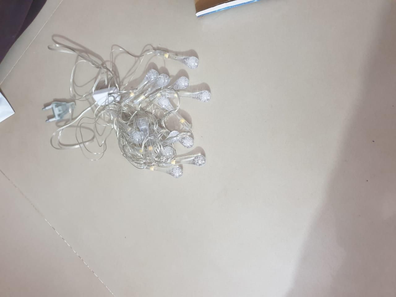 String Lights for Decoration - 14 LED Rain Drop Fairy Lights Waterproof Indoor Outdoor for Home Decoration 6a4mhe-0u