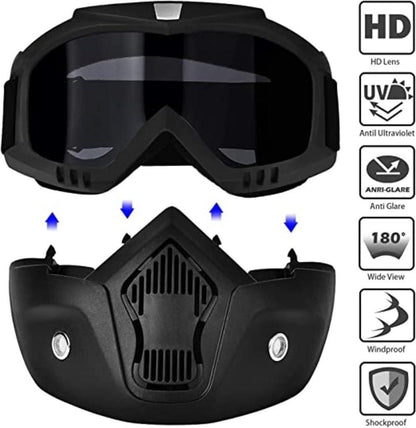 Goggle Mask Anti Scratch UV Protective - Alzaar