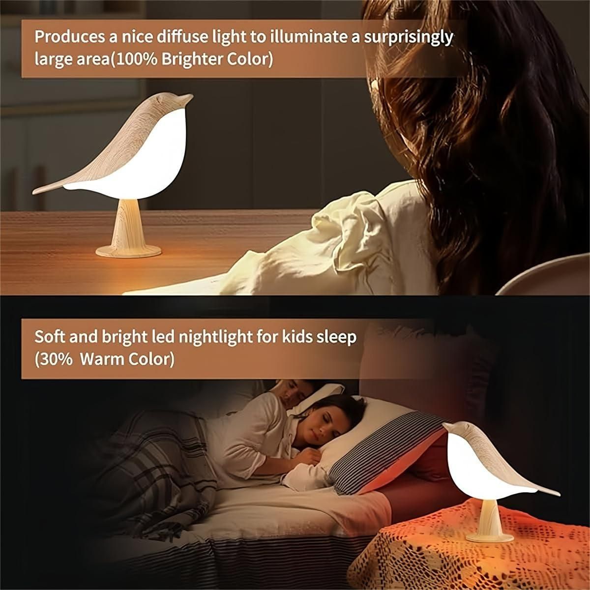 Table Bird Lamp LED 6a4mhe-0u