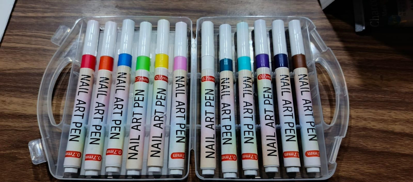 Nail Art Pens Set of 12 Colors 6a4mhe-0u