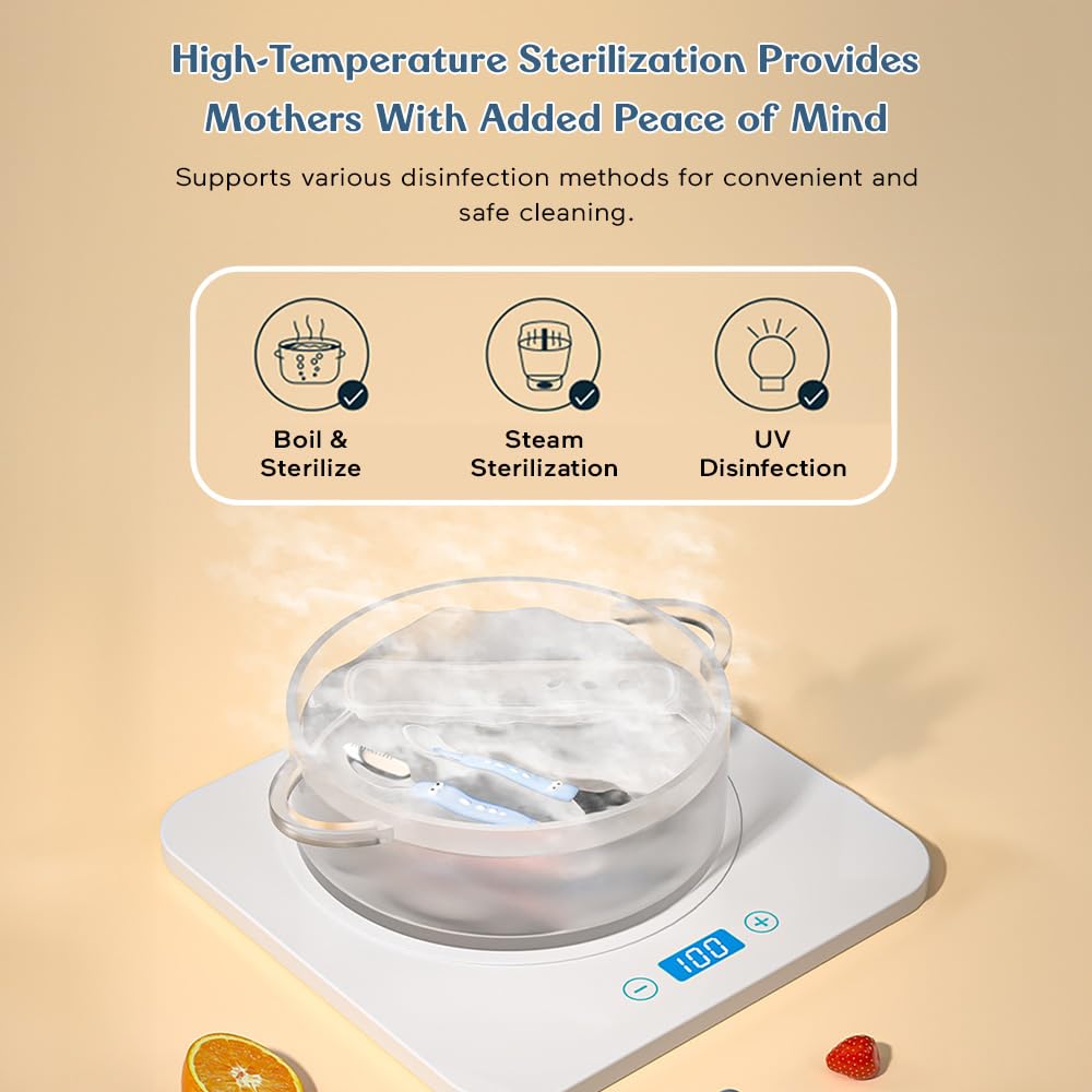 2-in-1 Silicone Baby Spoon & Fruit Scraper