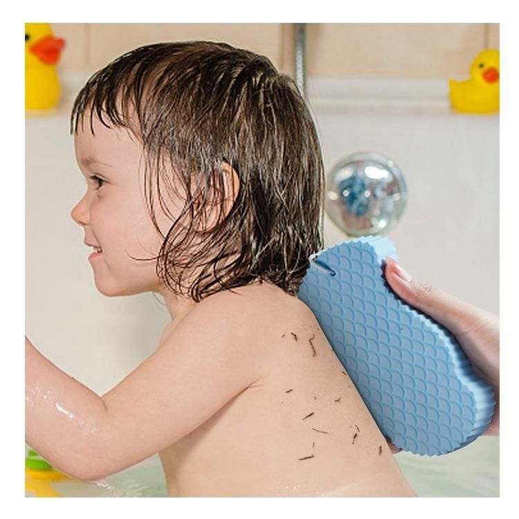 Kids Magic Bath Sponge Exfoliating Brush for Gentle Dead Skin Removal - Baby Body Scrubber & Massage Cleaning Tool  (Pack of 4) 6a4mhe-0u