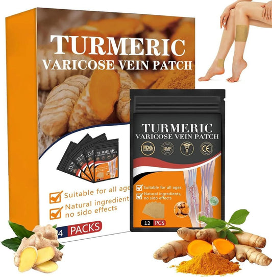 Turmeric Varicose Vein Relief Patches (Pack of 10)