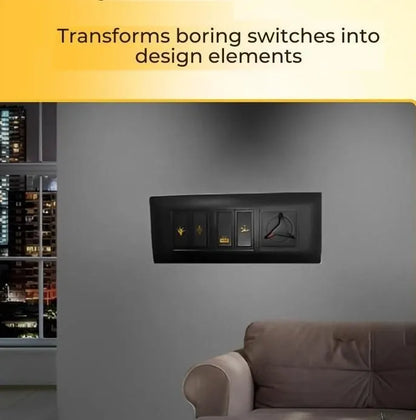 Premium Gold Switch Stickers - Alzaar