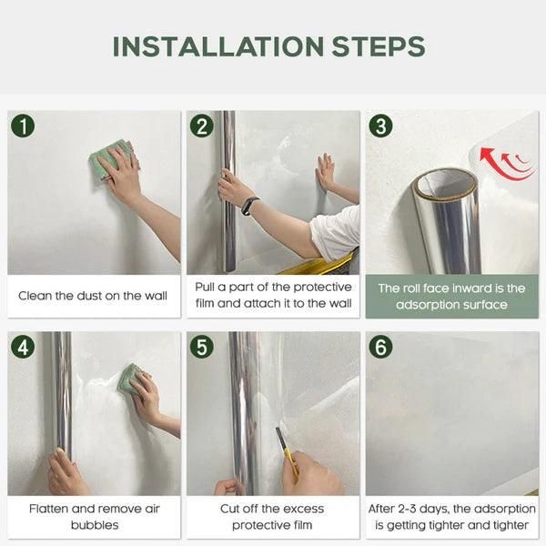 Self- Adhesive Transparent Electrostatic Wall Protection Film Buy 1 Get 1 Free 6a4mhe-0u