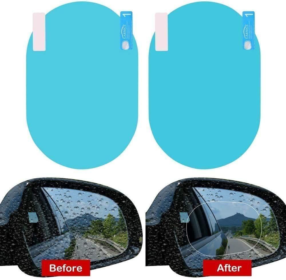 Car Mirror Rain Guard-Waterproof Anti Fog Car Film Rainproof Anti-Water Film Rear-View Mirror Film HD Nano Protective Clear Safe Driving Sticker - Alzaar