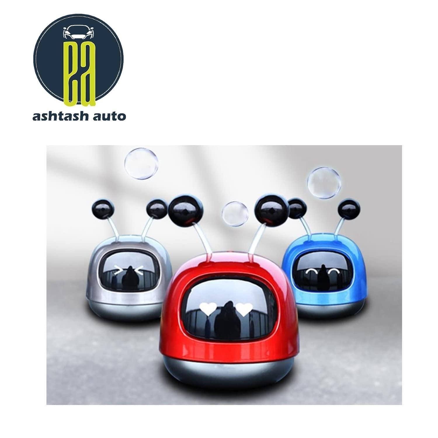 Robot Car Perfume For Car Dashboard (Blue) - Alzaar
