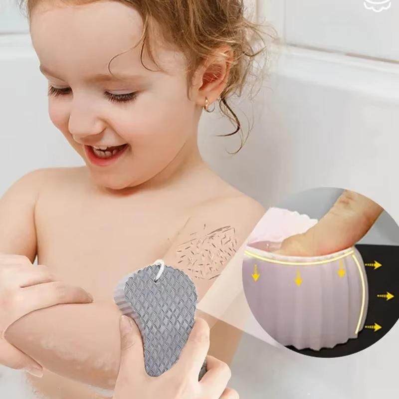 Kids Magic Bath Sponge Exfoliating Brush for Gentle Dead Skin Removal - Baby Body Scrubber & Massage Cleaning Tool  (Pack of 4) 6a4mhe-0u