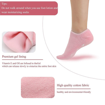 SpaFeet™ Socks for Cracked Heels – Moisturizing & Healing Foot Care for Soft, Smooth Skin