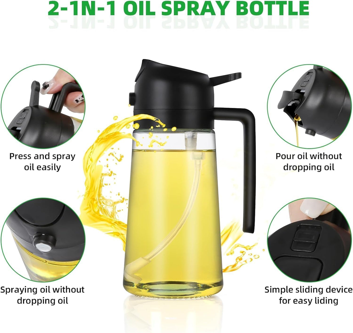 2 in 1 Oil Dispenser |500ml