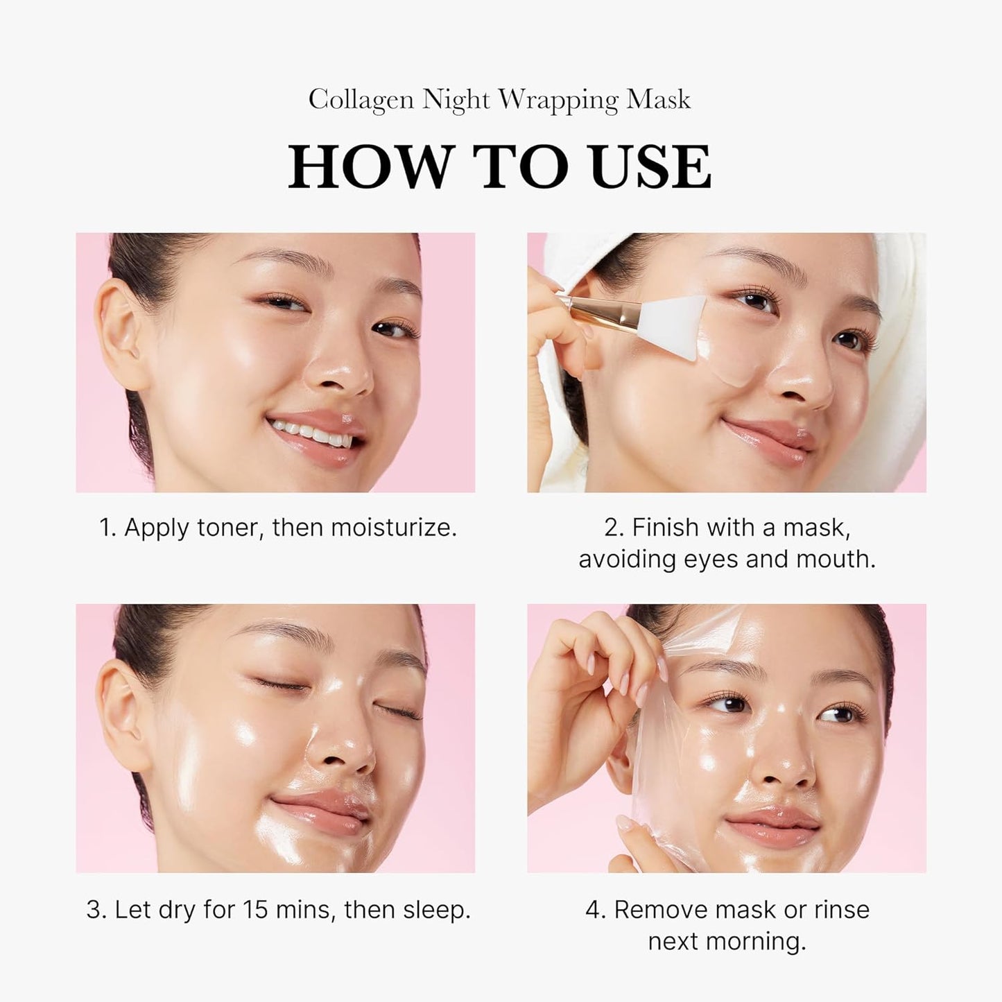 Korean Collagen Overnight Peel-Off Mask | Buy 1 Get 1 Free