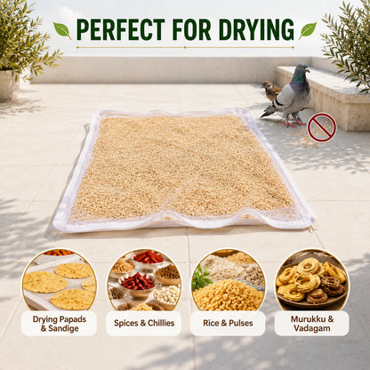 Cotton drying cloth 29x36 inch size for papad and vathal making