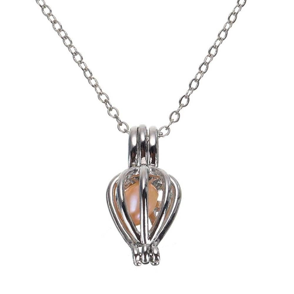 Freshwater Shell Canned Oyster Ocean Love Real Pearl Necklace Set 6a4mhe-0u