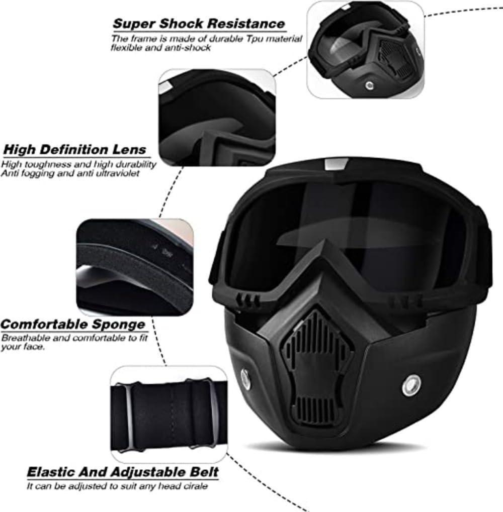 Goggle Mask Anti Scratch UV Protective - Alzaar