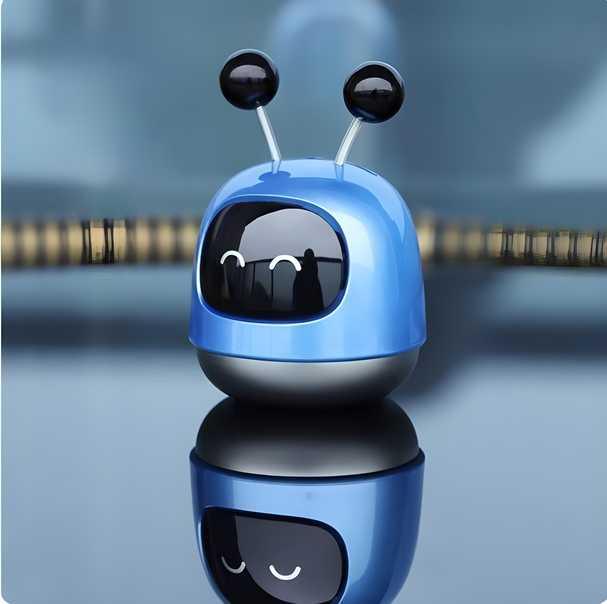 Robot Car Perfume For Car Dashboard (Blue) - Alzaar