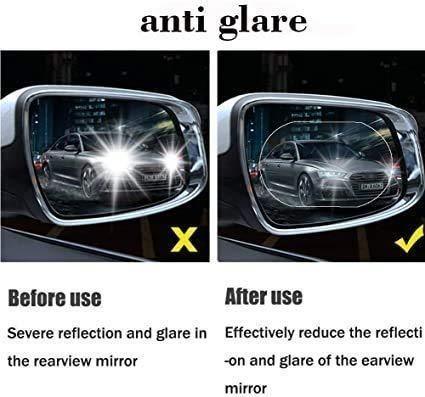 Car Mirror Rain Guard-Waterproof Anti Fog Car Film Rainproof Anti-Water Film Rear-View Mirror Film HD Nano Protective Clear Safe Driving Sticker - Alzaar