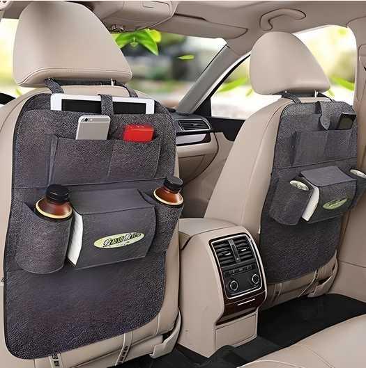 Car Back Seat Storage Organizer (Pack of 2) - Alzaar