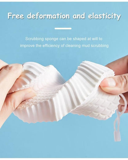 Kids Magic Bath Sponge Exfoliating Brush for Gentle Dead Skin Removal - Baby Body Scrubber & Massage Cleaning Tool  (Pack of 4) 6a4mhe-0u