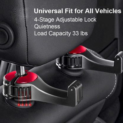 Car Seat Back Hooks with Phone Holder 6a4mhe-0u