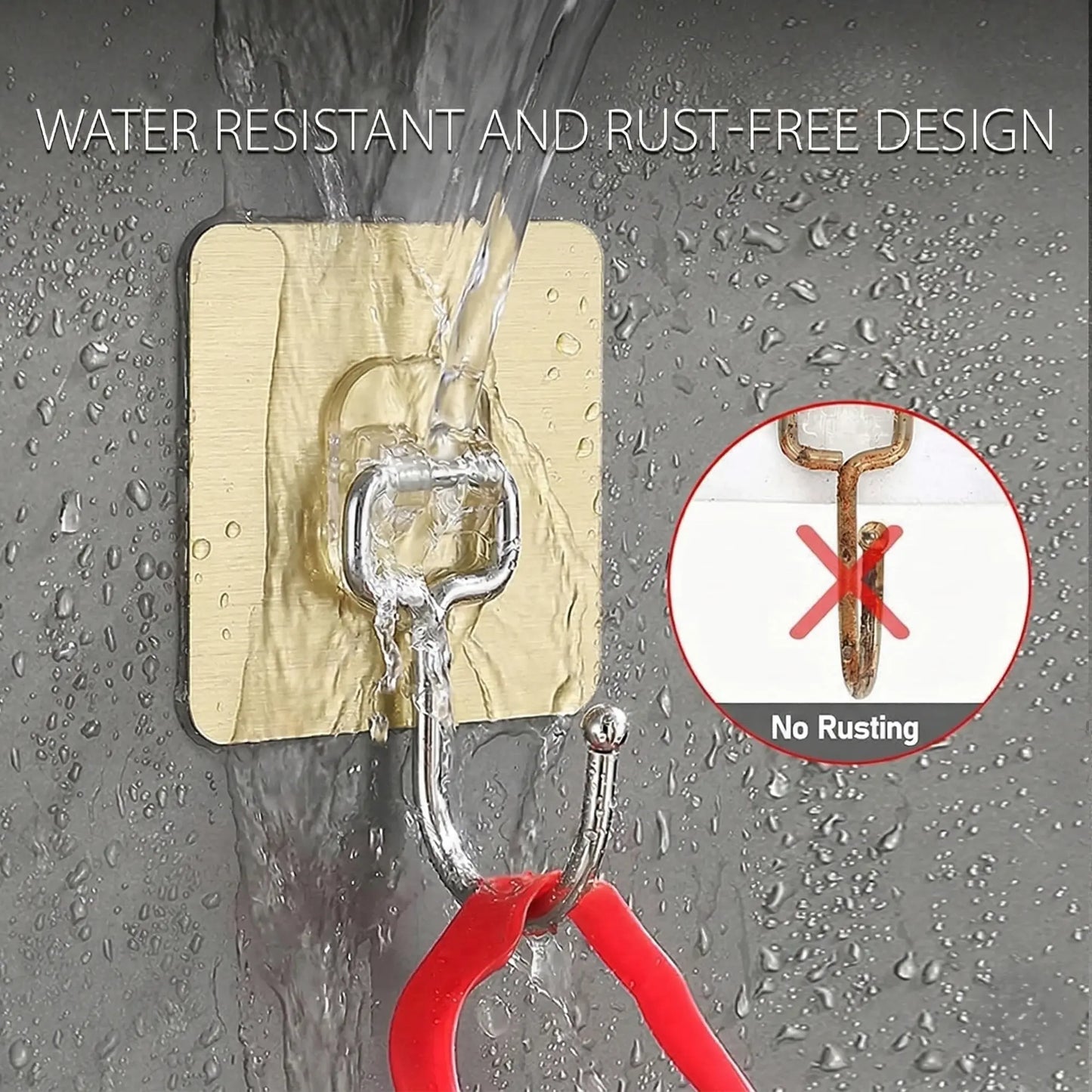 Heavy Duty Golden Wall Hooks – No Drill, Waterproof, 10kg Hold, Rust-Proof (Pack of 10 / 20 / 30) 6a4mhe-0u