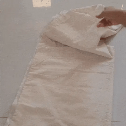 Papad drying cloth net cover set folded for compact storage