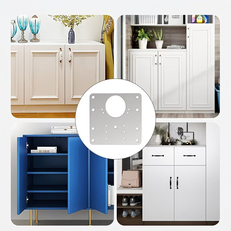 Hinge repair plate lifestyle photo for kitchen and wardrobe cabinets | alzaar
